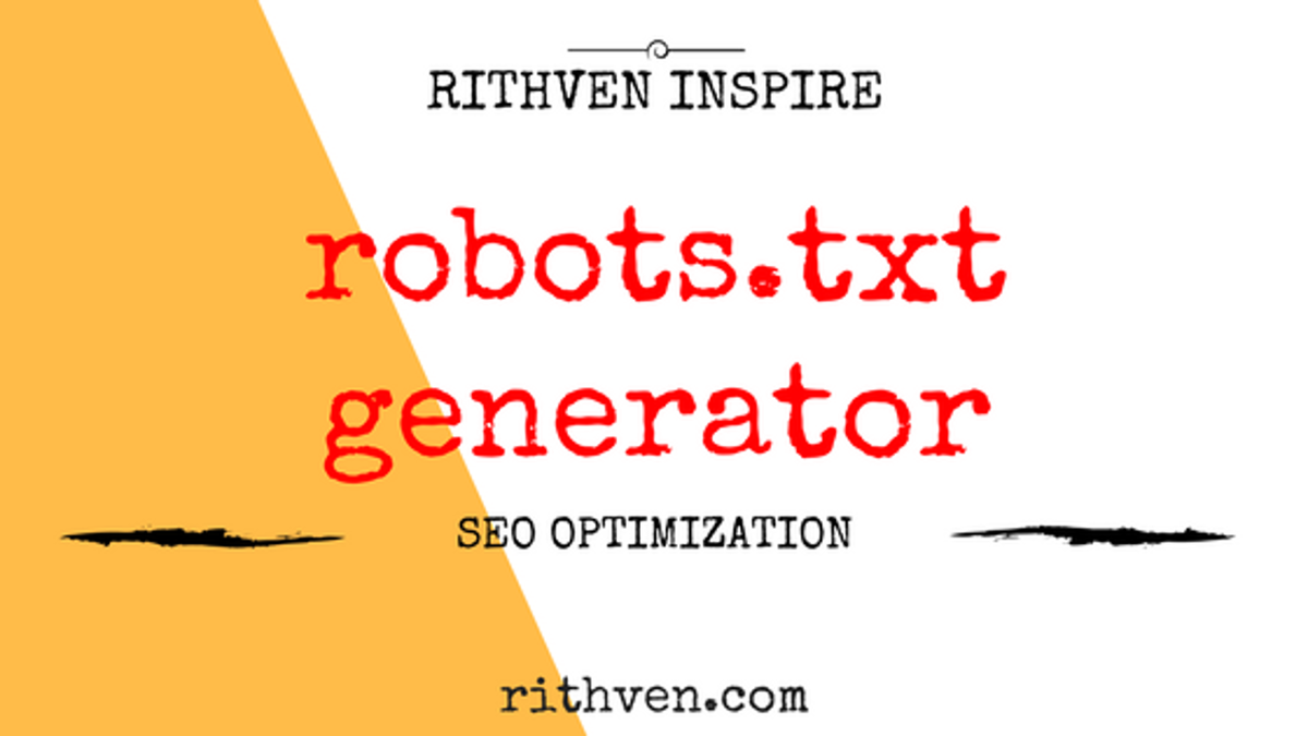 RithvenInspire's tweet photo. Robots.txt generator - Why you should not use it? - https://t.co/LTspuuHJhq  #world #EU #US #asia #WordPress https://t.co/QAf3ueAUEa