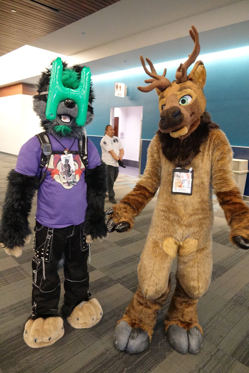 IskElk's tweet photo. I don't see what the big deal is #blessH #FursuitFriday https://t.co/hAh9zM4KpF