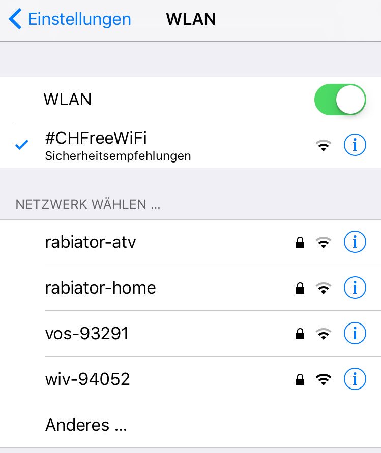 Hier gibt es jetzt auch #CHFreeWiFi