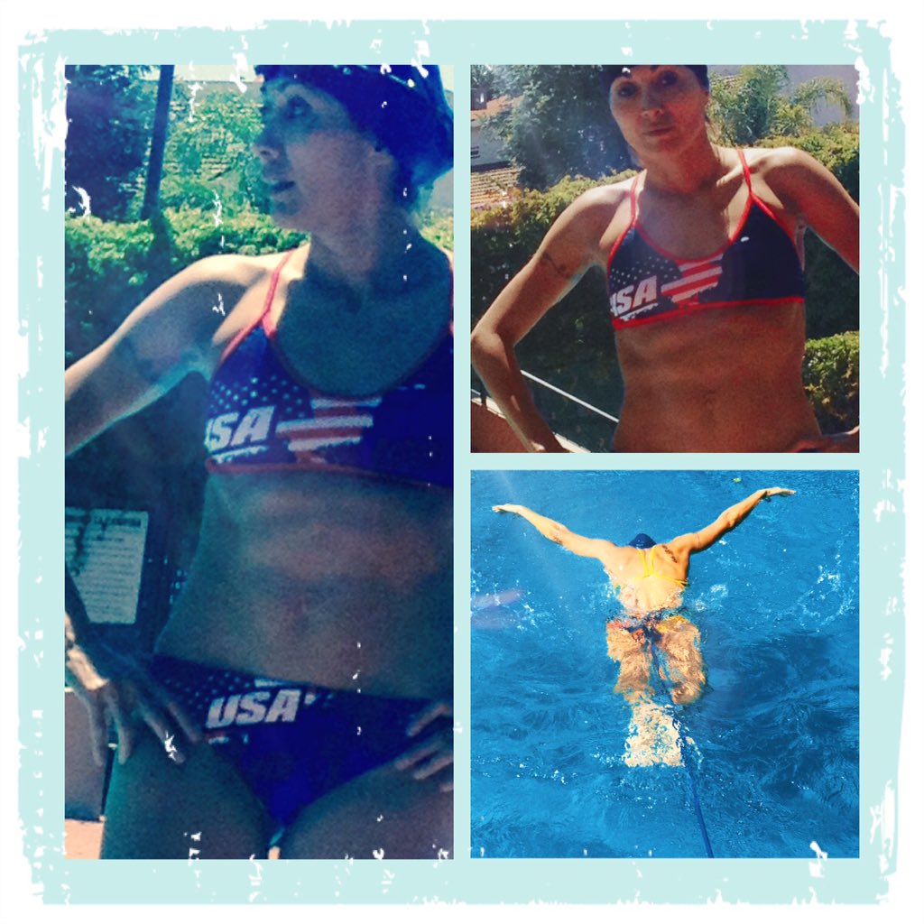 laruskhi's tweet photo. Ain't matter if the world stops. Keep training. Stationary swimming today. #dreamwide https://t.co/jntZQZdluw