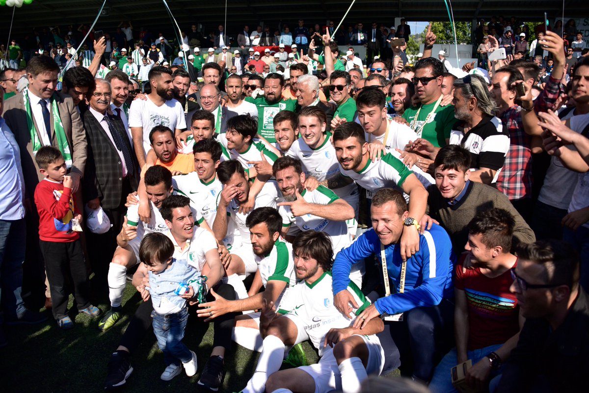 Bodrumspor'un şampiyonluk kutlaması