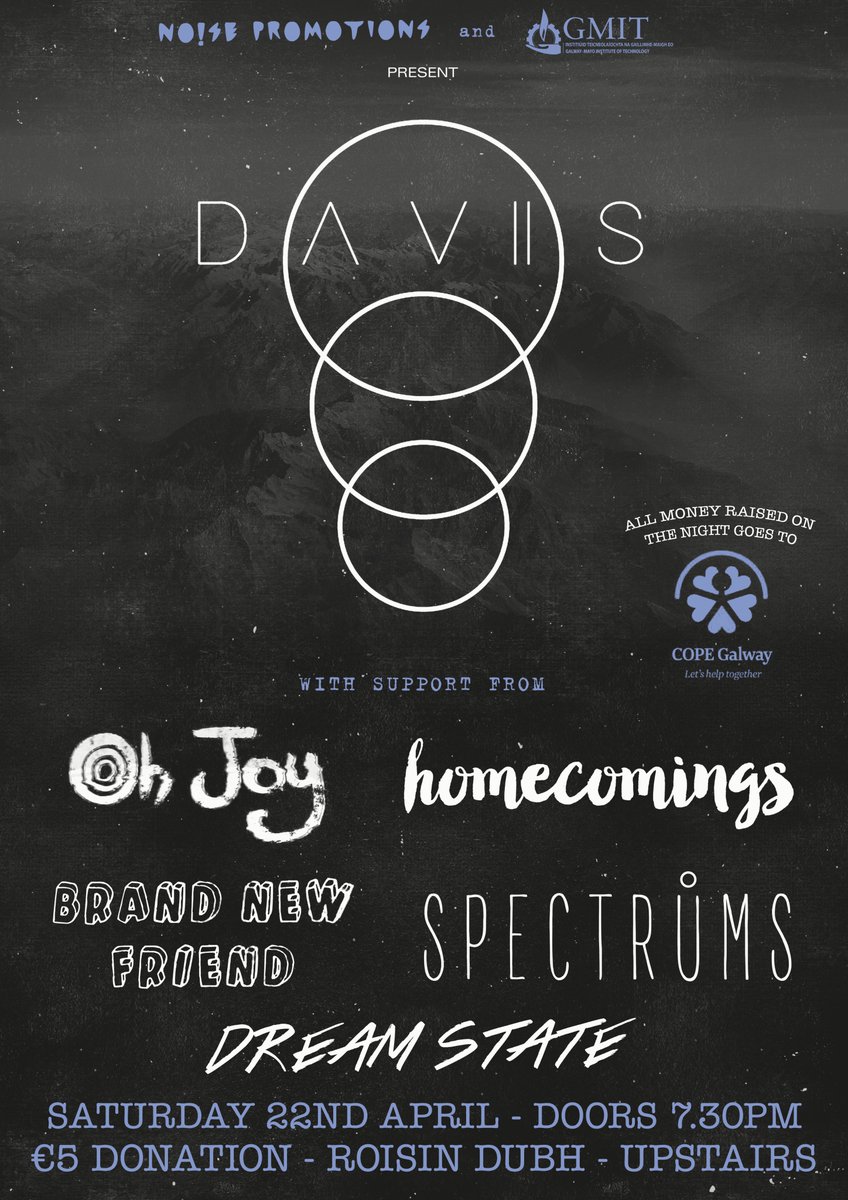 DreamStateIRE's tweet image. Really excited to be playing next weekend, Saturday the 22nd of April, upstairs in the @roisindubhpub EP - facebook.com/events/1046085…