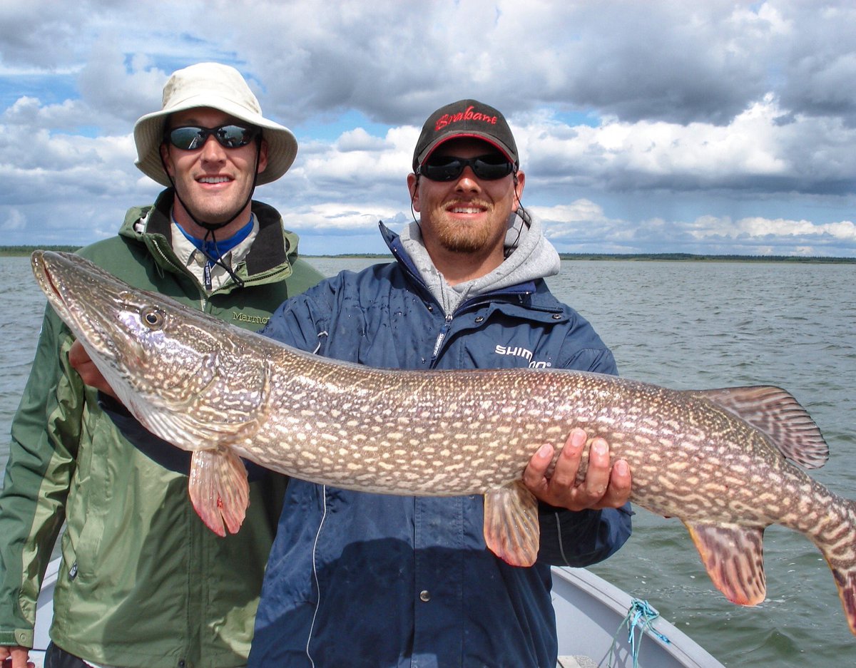The snow's still falling in #Saskatchewan, but it's only 31 days until the spring #bigpike hunting starts!