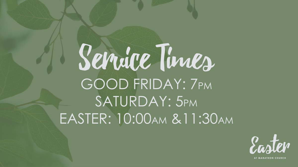 marathonworship's tweet photo. Marathon Worship is a ministry of Marathon Church in Powdersville, SC. Join us this weekend for our Easter services! https://t.co/MTpqYgpG2I