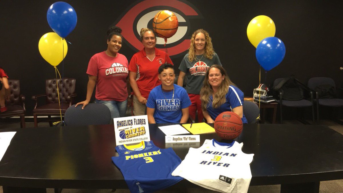 INDIANRIVER_WBB's tweet image. We are happy to announce the addition of Angelica Flores from a hard-nosed competitive Colonial High School program. #IRSCWBB17 #rainingfire