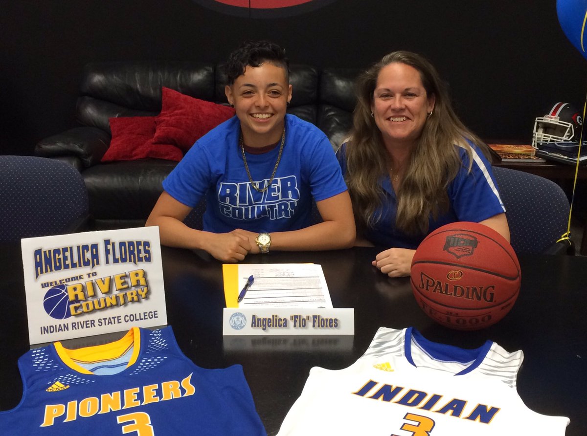 INDIANRIVER_WBB's tweet image. We are happy to announce the addition of Angelica Flores from a hard-nosed competitive Colonial High School program. #IRSCWBB17 #rainingfire