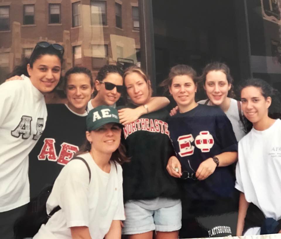 With the <a href="/bostonmarathon/">Boston Marathon</a> coming up - #FBF to these <a href="/AEPhi_NU/">Northeastern AEPhi</a> sisters from the 1990's while they were outside enjoying a beautiful Boston day