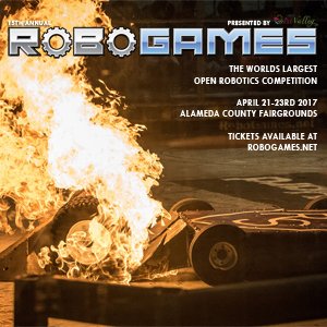 NewGenRobotics's tweet image. RoboticsTrends: Get your tickets for #RoboGames2017, the world’s largest open #robotics #competition …