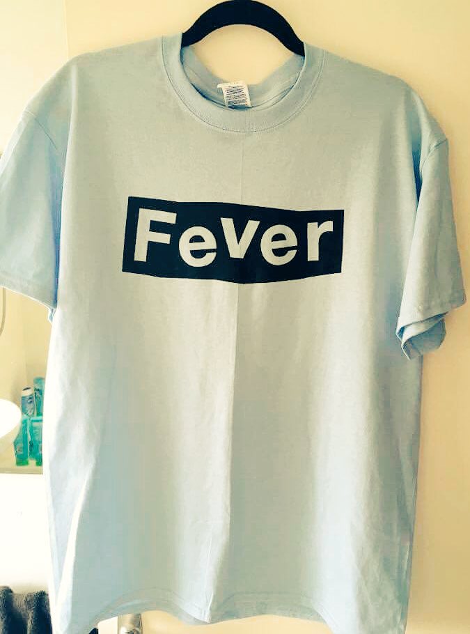 FEVERtheband's tweet photo. We found a sick tshirt in Brighton today. Come and see us at @thehopeandruin tonight w/ @TheOrielles and @newtropicsband! On stage 8.30pm x https://t.co/kNzAblNVta