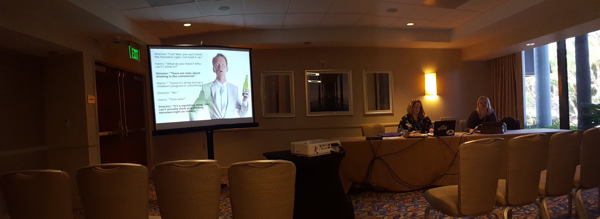 Unhealthyoffice's tweet image. Beer V: @profmryan and @AndiMcClan talking beer and media #pcaaca17