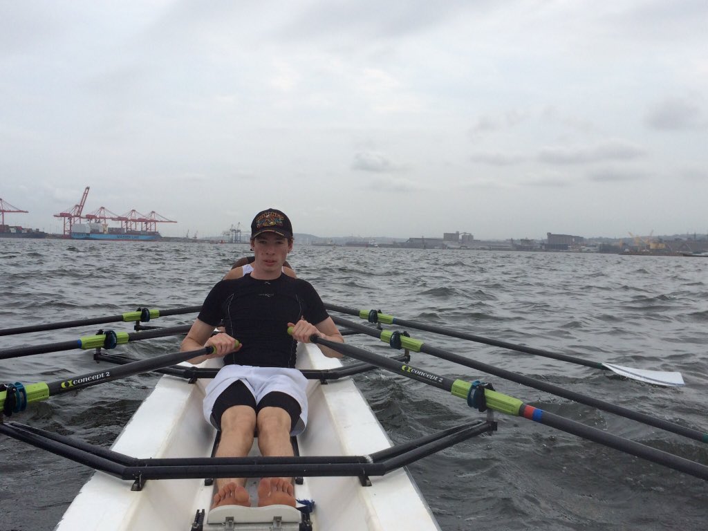 DurbanRower's tweet photo. Another great week in Durban's harbour. 2 week countdown to SA Champs starts tomorrow- Go DRC https://t.co/LXtd5WGqI2