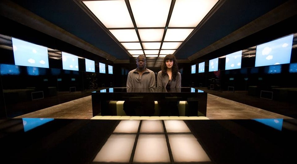 IndieWire's tweet photo. #BlackMirror Episode ‘Fifty Million Merits’ Will Become a Reality at London Art Exhibit https://t.co/ku9T2BYEfA https://t.co/KALDUSj3L2