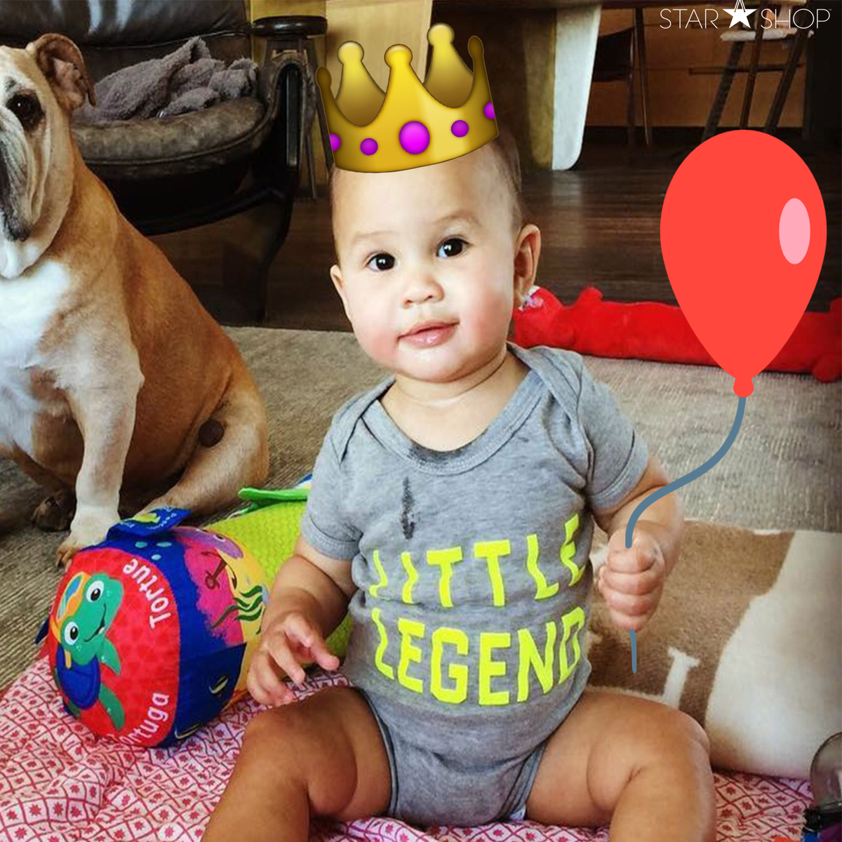 StarShopApp's tweet image. Happy 1st Birthday to this Little Legend! 🎉 #Luna #ChrissyTeigen #JohnLegend 

#HBD #HappyBirthday #LunaLegend #1stBirthday #TGIF #Celebrate