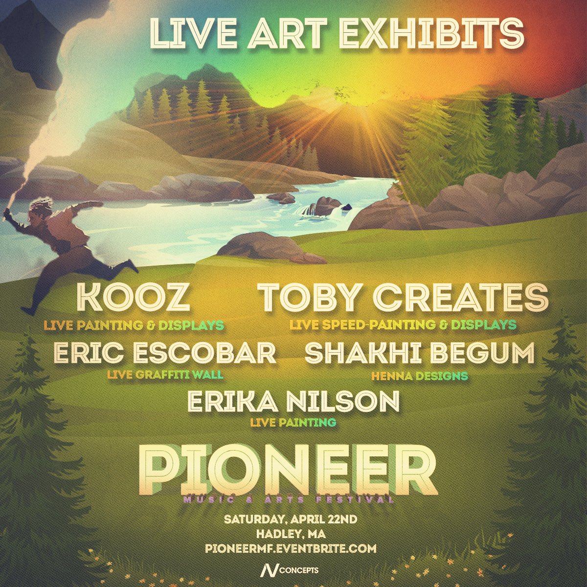 PioneerMF's tweet photo. Very excited to share our incredible live art exhibits at Pioneer next weekend!!! Make sure to check these incredible artists out. https://t.co/Azhy1PK7OC