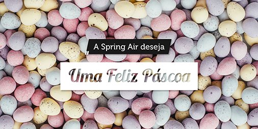 SpringairPT's tweet image. Desejamos a todos uma Páscoa Feliz!
Deixe-nos apurar os seus sentidos springair.com.pt