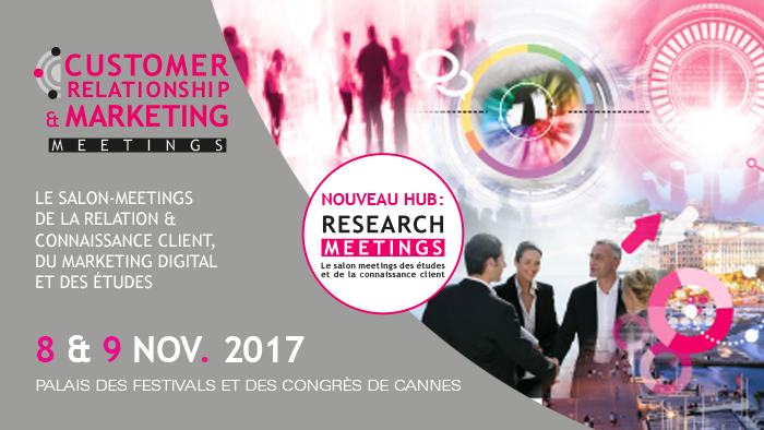 LeCercleAE's tweet photo. #NEW ! Découvrez le hub #ResearchMeetings à #CRMMeetings les 8&amp;9/11 2017 ! #étude #ConnaissanceClient Plus d'infos → https://t.co/vrg3e41Cf1 https://t.co/ESGPqqBFgF