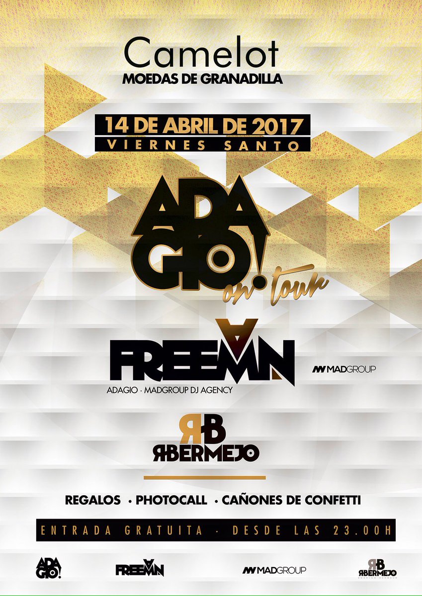 Esta noche #Adagioontour en #moedasdegranadilla <a href="/Freeman_Spain/">Freeman</a> <a href="/Rodri__B/">Rodri-B</a>