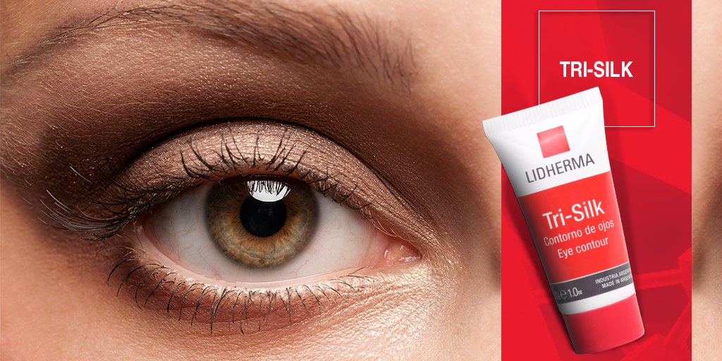 Lidherma's tweet photo. ¿Sabías que gracias a su acabado sedoso Tri-Silk funciona como prebase para el contorno de ojos y párpados? #TipMakeUp #LidhermaTip https://t.co/k8TVMLApMF