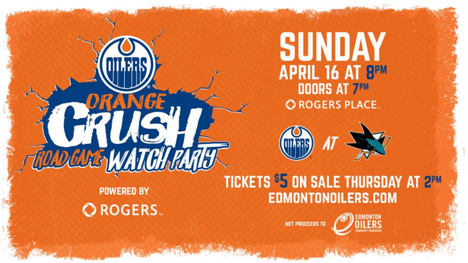 YegTomBraid's tweet photo. Fun $5 ticket event Sunday #Oilers fans watch game #RogersPlace net proceeds go #Edmonton #OilersCommunityFoundation .@Oil_Foundation #YEG https://t.co/BYKa8V4E1u