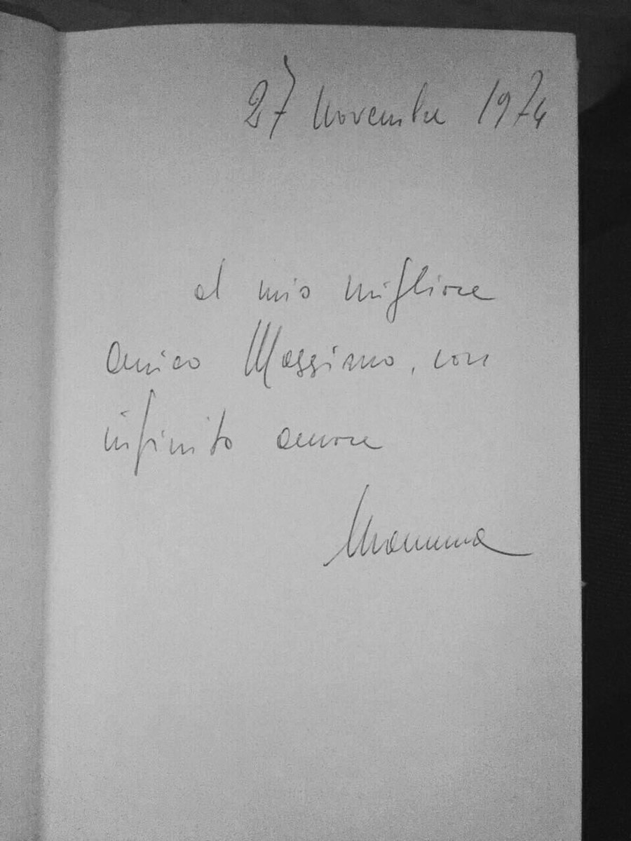 Roberto Saviano on Twitter: "In un libro usato ho trovato questa dedica