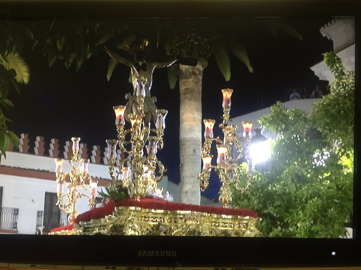 Condavision's tweet photo. En estos momentos estamos en directo en #Almonte con @SacramentalAlmo #sscondado17 https://t.co/70IYUJpZEM