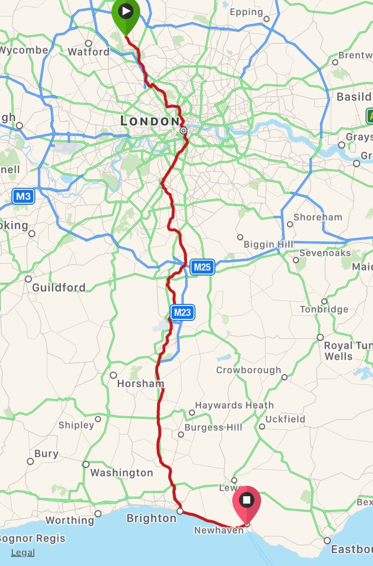 O2Clv's tweet image. Turned out to be a big day but finally at the ferry port in Newhaven.