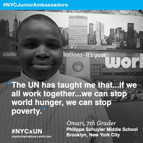globalnyc's tweet photo. #NYCJuniorAmbassadors are thinking globally + acting locally. We're empowering NYC 7th graders to be global citizens https://t.co/683vYhbKXV https://t.co/HtHKtM38q8