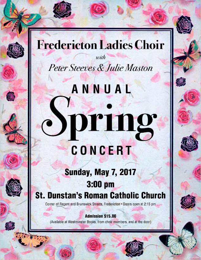It's that time of year again...so exciting! 🎶#FrederictonLadiesChoir