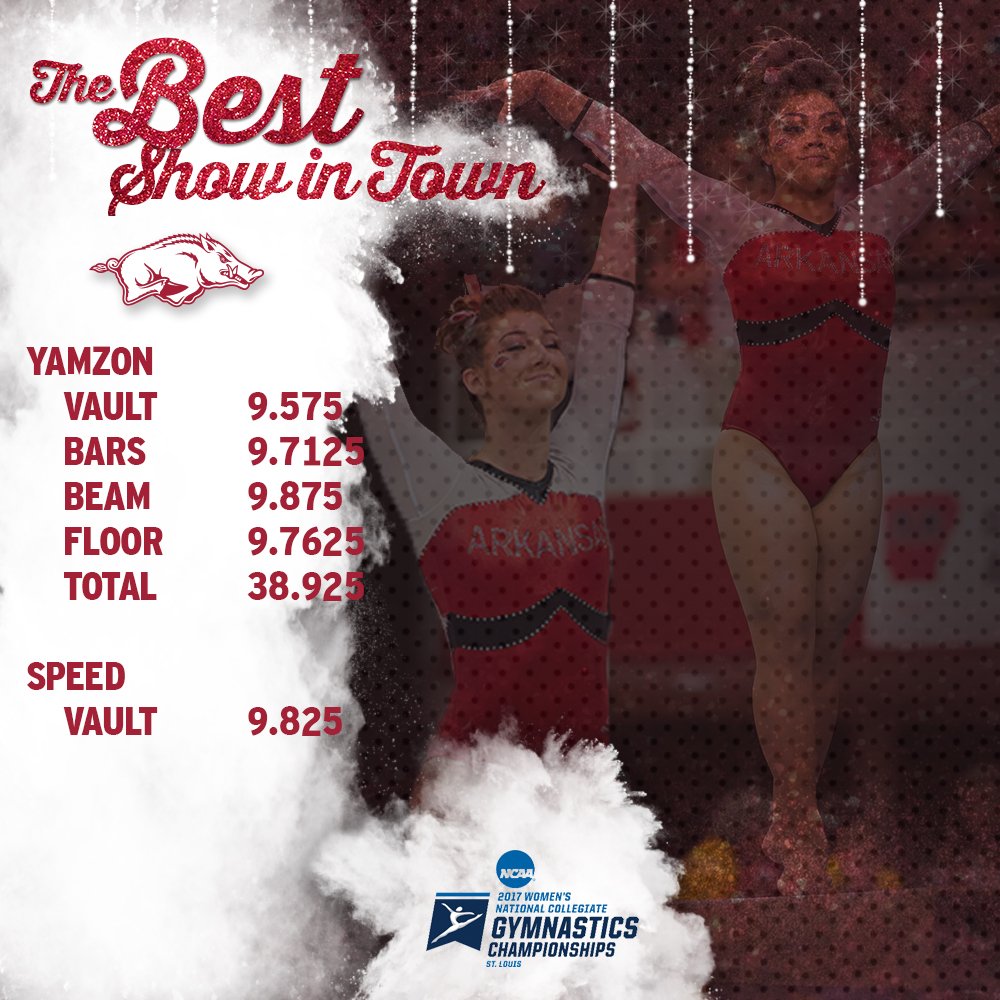 Razorback Gymnastics on Twitter "Congratulations on great seasons by