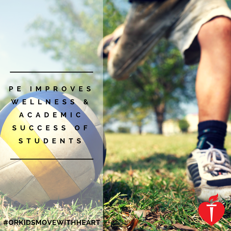 AHAOregon's tweet photo. Fit kids have higher scholastic achievement & less absenteeism than their unfit counterparts. https://t.co/xGhEQ5Cbha #ORKidsMoveWithHeart https://t.co/pXfMHBgEYL