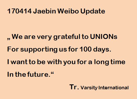 VarsityIntPage's tweet photo. 170414 Jaebin Weibo Update
#VARSITY #바시티 #varsity5 #Jaebin #재빈 https://t.co/v3i6zRVaWl