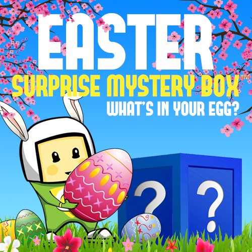 GearXS's tweet photo. Your Easter mystery box is finally here! 
https://t.co/MjXWkyAJUv
#Easter #Holiday #mysterybox https://t.co/Mx0yX5fFks