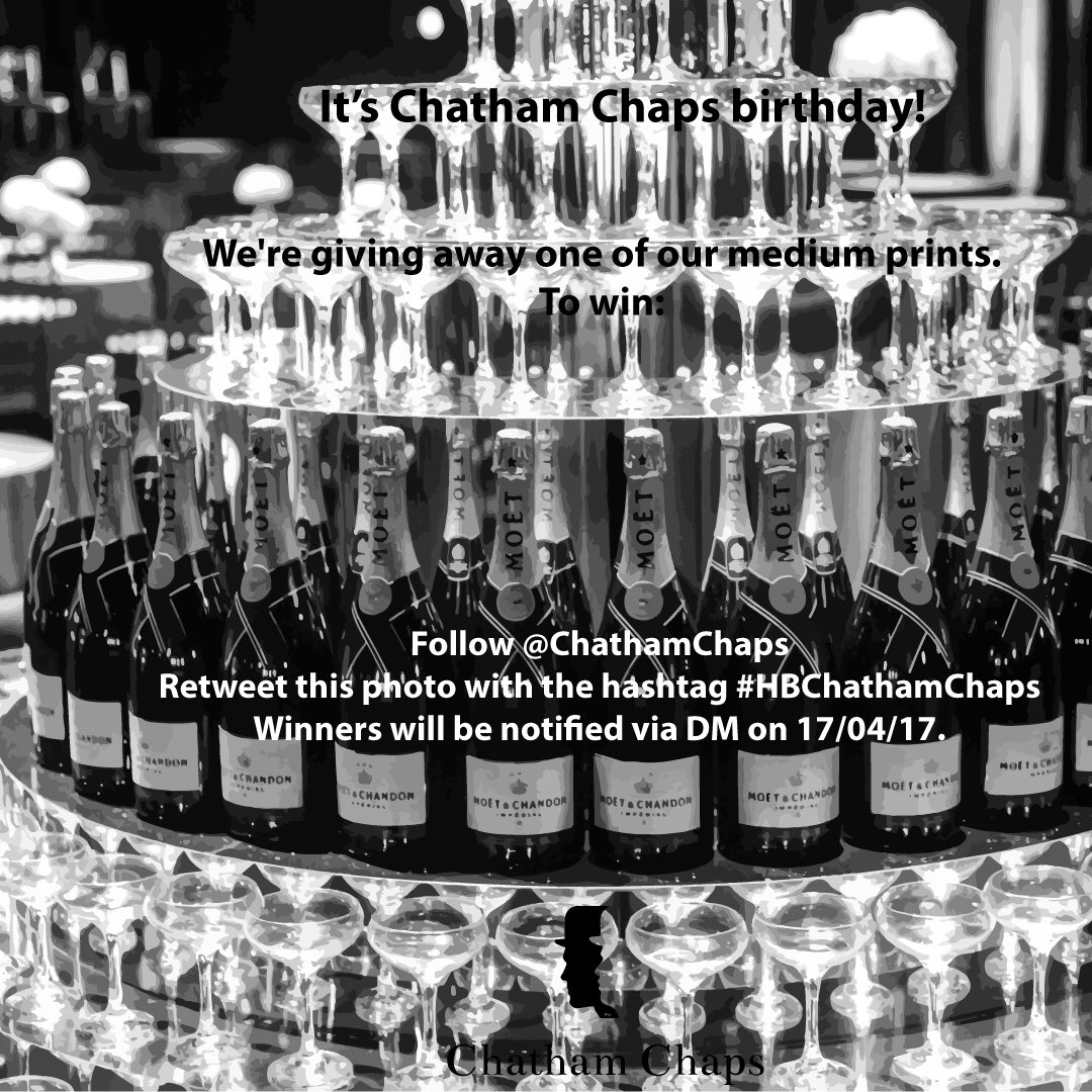 ChathamChaps's tweet photo. It's our birthday 🎉 retweet with #HBChathamChaps for a chance to win. https://t.co/ArsYWjM5SV