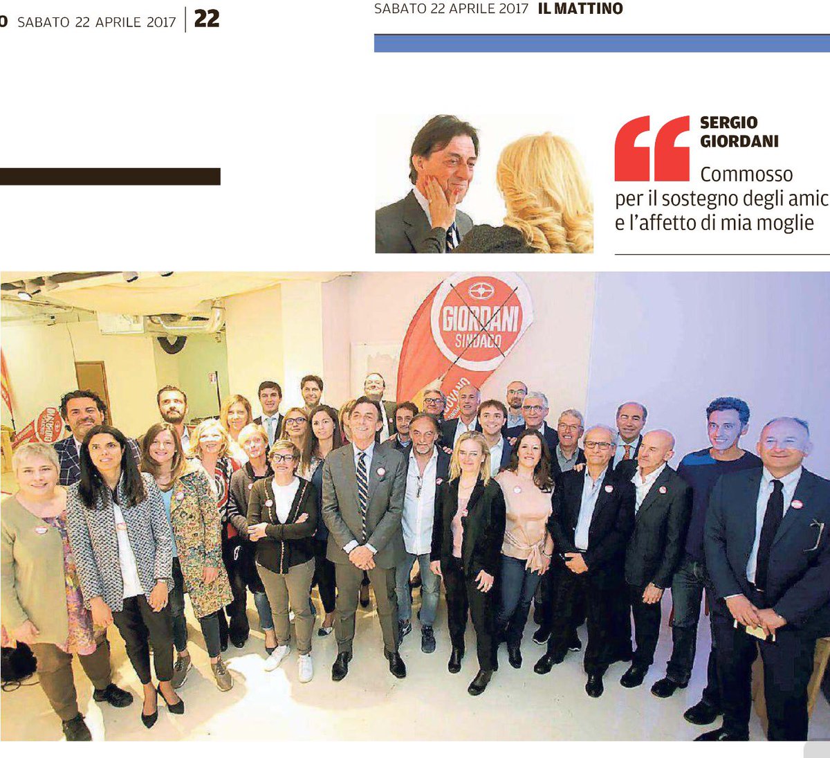 In evidenza  sul <a href="/mattinodipadova/">il mattino di Padova</a> la presentazione della 
Lista Civica di <a href="/SergioGiordani_/">Sergio Giordani</a>  a sindaco di #Padova #ilbuonsensofinalmente
