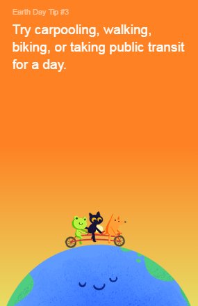 GiviSoft's tweet photo. Google's Earth Day Doodle sends some tips on how to save the planet. Let's join hands to save our planet. #EarthDay #SaveourPlanet https://t.co/4UjnP6azSd