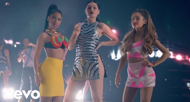 Jessie J, Ariana Grande, and Nicki Minaj's 'Bang Bang' video has reached 900 MILLION views on VEVO.
