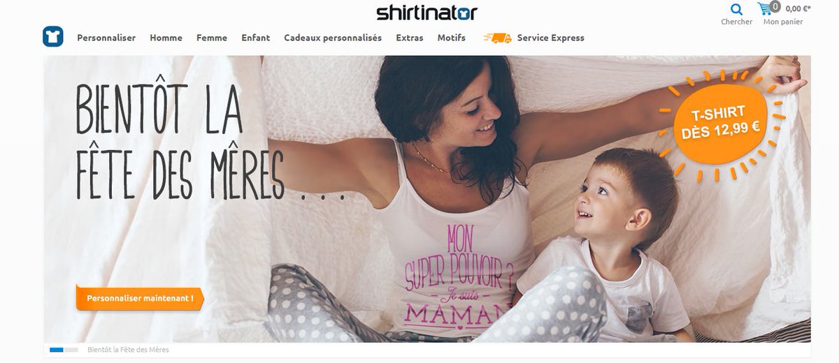 codecle's tweet photo. #Shirtinator Offre Fête des Mères: le T-shirt dès 12.99€ https://t.co/A8p8mPqSAN https://t.co/d1I5HcWyLT