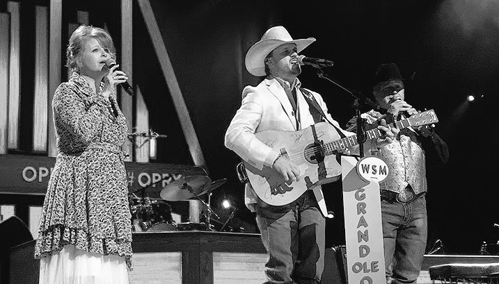 When you bring your parents out to sing with you and get a standing ovation... Now THAT'S an #OpryDebut! 💙 <a href="/CodyJohnsonBand/">Janet Russo</a>