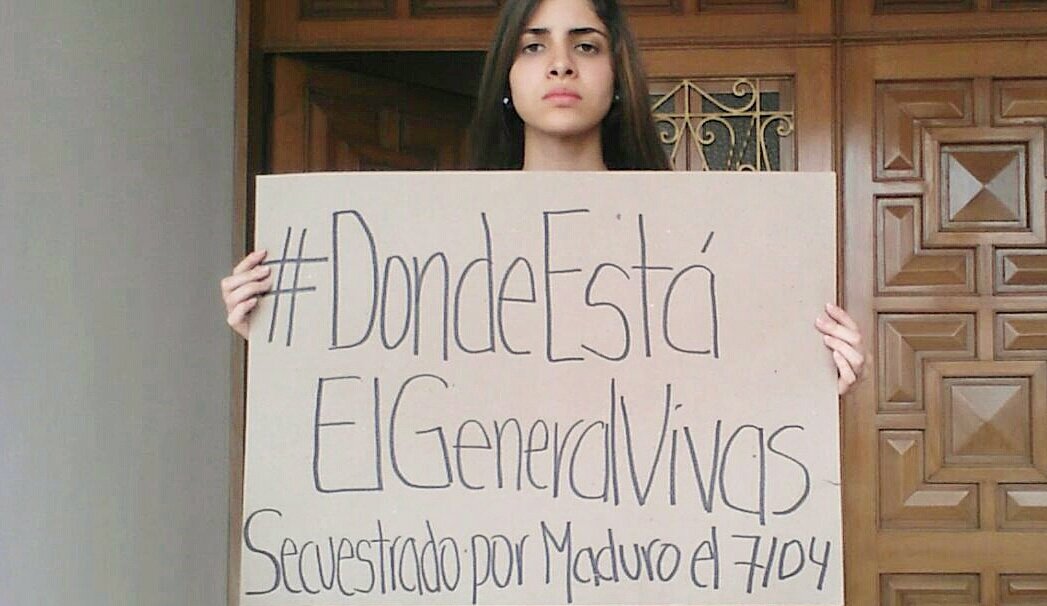 Día14 sin ver a mi papá.Maduro,mi voz será pequeña,pro haré lo q pueda para q el caso d mi familia se conozca como una prueba + d tu tiranía