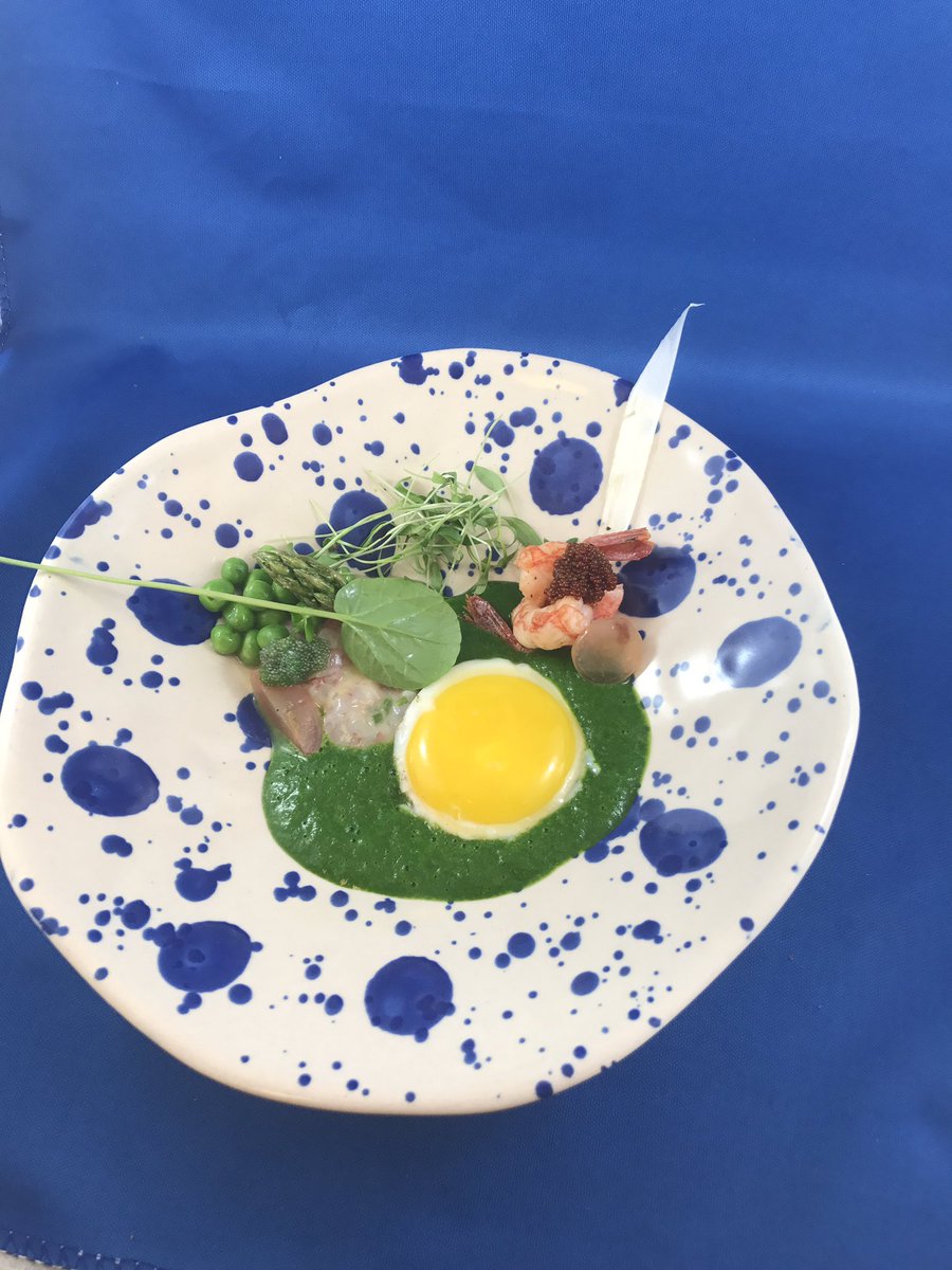JaimeetKathuria's tweet image. B.C. Prawns #ABEgg #Watercress #SpringVegetables
Salmon Mi Cuit #Rye
IcedSaltWater #Blood🍊 #sphere #horseradishash @BulnerA @Parkalapedia