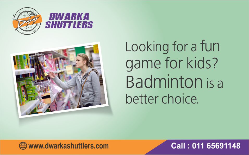 #DwarkaShuttlers - Loooking for a fun game for kids ?Badminton is a better choice.#Badminton #Academy #Dwarka