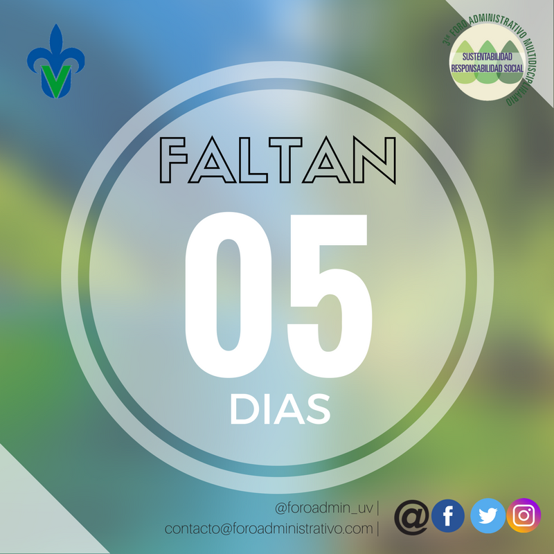 Foroadmin_uv's tweet image. Estamos a tan solo 5 DIAS! !No puedes faltar¡ #ForoUV #UV_DamosMas