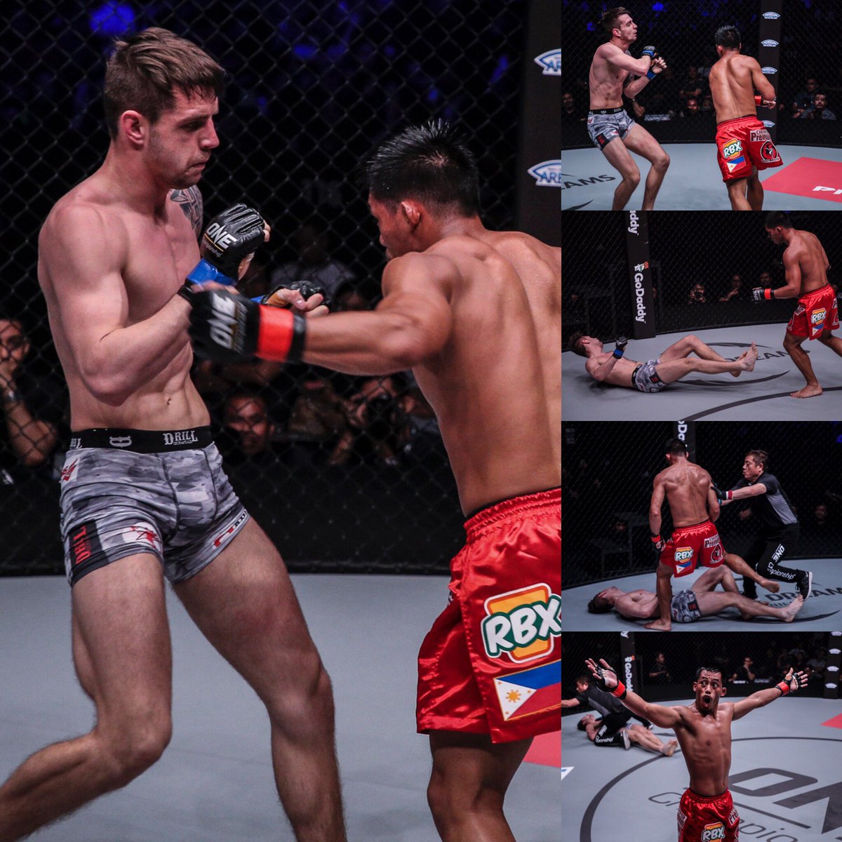 TheFightNation's tweet photo. Honorio Banario's monstrous left hook that KO'd Jaroslav Jartim https://t.co/IFlvmVlfFv #ONEFightNight https://t.co/ui10Apxk1W