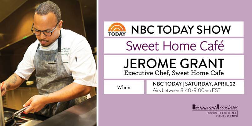 Check out @chefjgdetails at Sweet Home Cafe on the @TODAYshow ! #CompassCareers