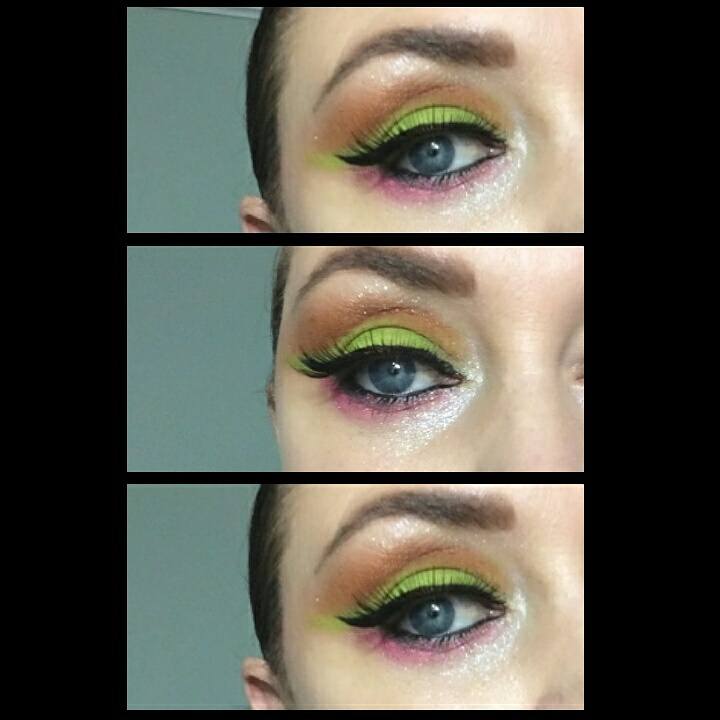 JesCrane's tweet image. 80's vibes. #readyforsummer #givemecolor #colorinspiresme #color #80svibes #throwitwayback #retro #makeupartist #makeup #mua #readyforsummer