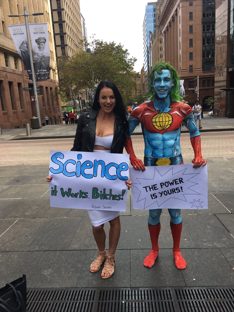 TeaganJoyGale's tweet photo. #marchforscience #marchforscienceau because #scienceworksbitches https://t.co/NcTQ4WLBpH