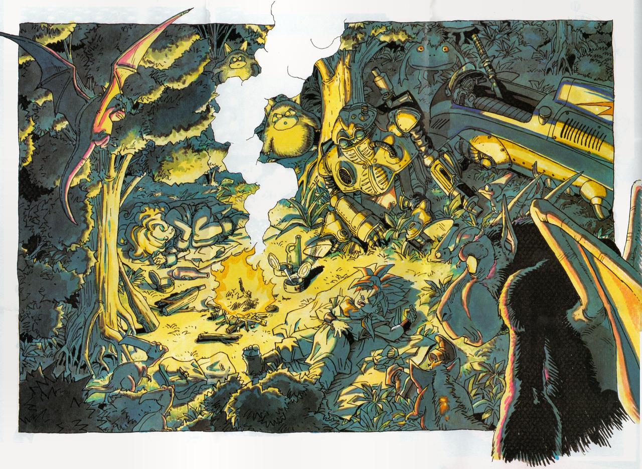 Twitter 上的 まろにー Tos クロノトリガーの神イラスト 鳥山明さんの絵はどれもすごいけど全盛期のこの絵が一番好きだ すごすぎる T Co X57hccruz2 Twitter