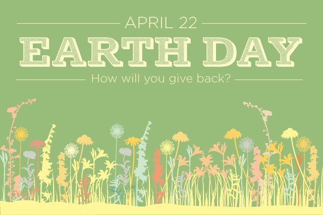 It's #EarthDay! How will you be giving back? Plant a tree or clean up your local parks.  
earthday.org