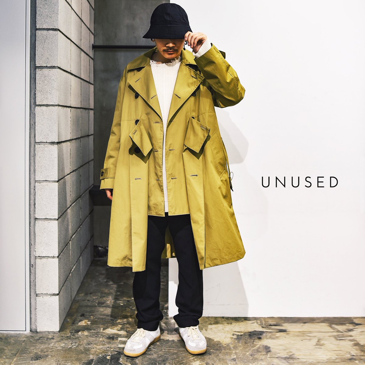 Nubian Unused 17 S Sより 防水機能を備えた 変形トレンチコート や大人気の オーバーサイズ なトップス類など豊富なラインナップが 上野店 オンラインストア にて好評発売中 完売アイテム続出の最新作を是非ともお見逃しなく T Co