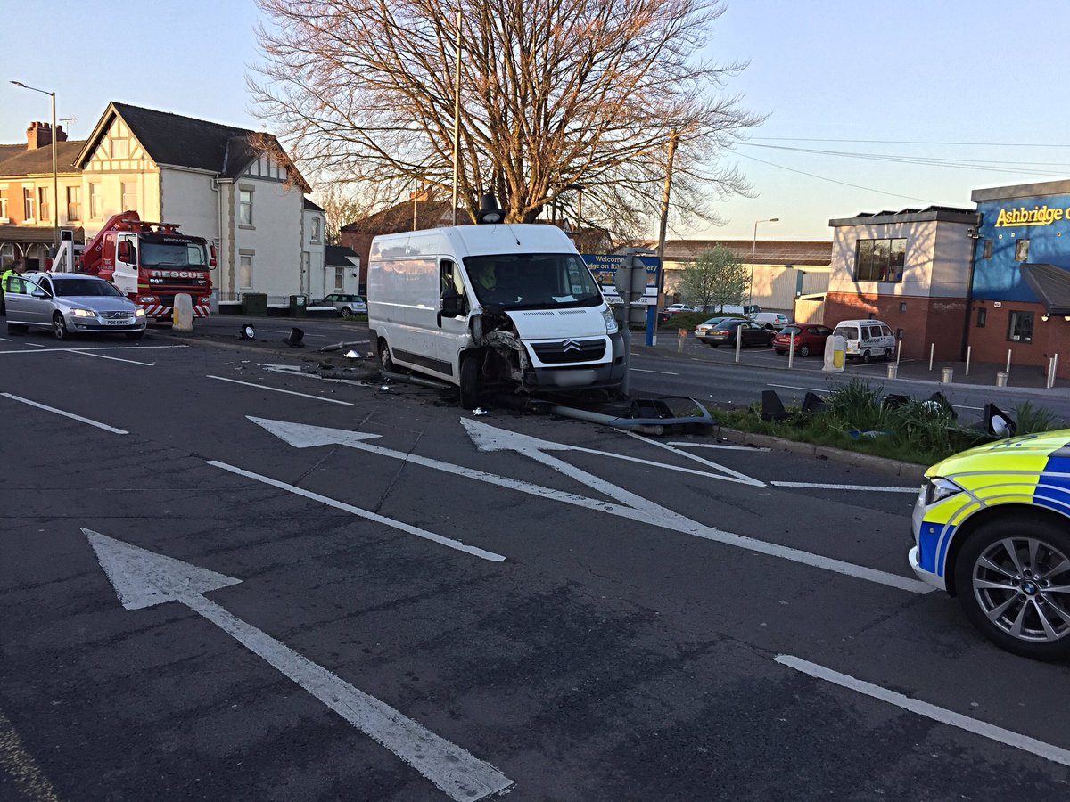LancsRoadPolice's tweet photo. Driver fell asleep at the wheel with fairly catastrophic results. Thankfully nobody injured. Driver reported for offences. #ST38 #T2RPU https://t.co/jpd48VXely